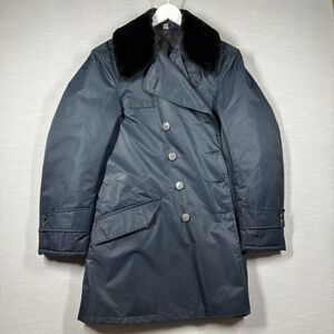 Vintage Detroit Police Jacket Mens 40 L Navy Blauer USA Law Enforcement Buttons